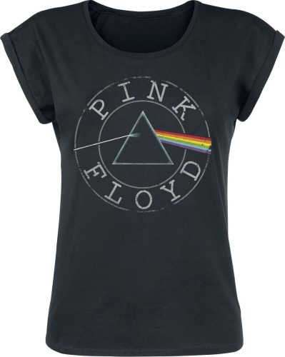 Pink Floyd Logo Circle Dámské tričko černá