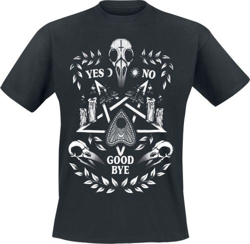 Gothicana by EMP T-Shirt mit Frontprint Tričko černá