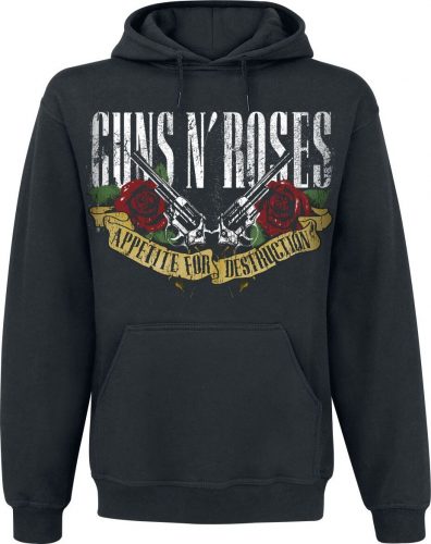 Guns N' Roses Appetite For Destruction - Banner Mikina s kapucí černá