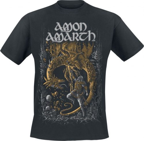 Amon Amarth Fafner's Gold Tričko černá