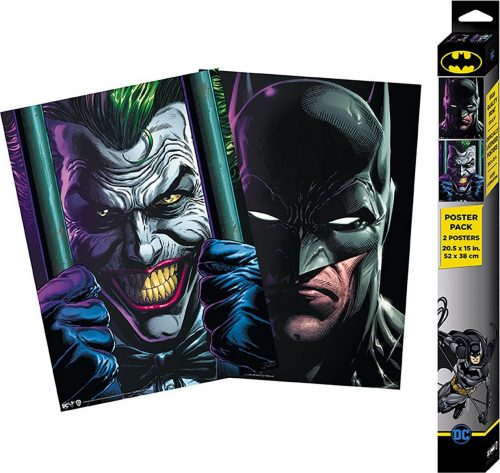 Batman Batman und Joker - Poster 2er Set Chibi Design plakát vícebarevný