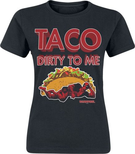Deadpool Taco Dirty To Me Dámské tričko černá