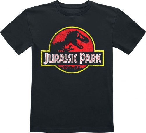Jurassic Park Kids - Distressed Logo detské tricko černá