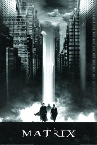 The Matrix Lightfall plakát cerná/bílá