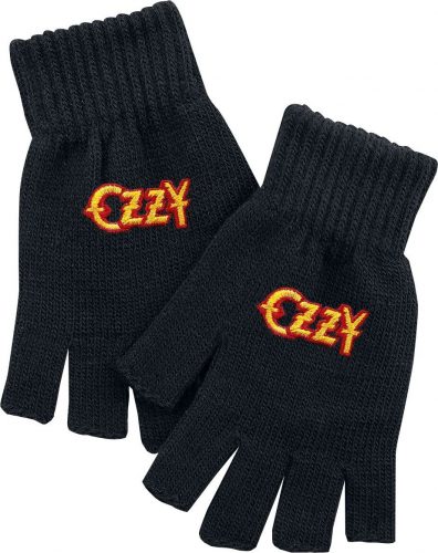 Ozzy Osbourne Ozzy rukavice bez prstů černá