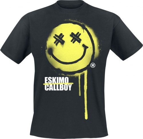 Eskimo Callboy Spray Smile Tričko černá