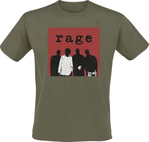 Rage Against The Machine Silhouette Box Tričko khaki