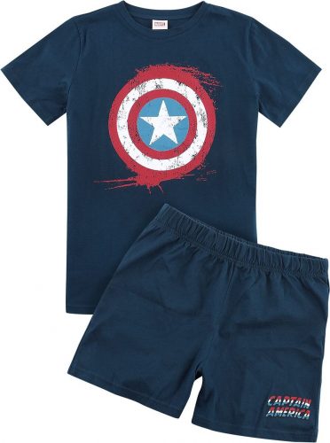 Captain America Kids - Shield Dětská pyžama modrá