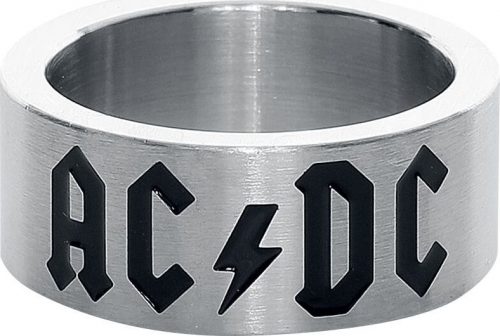 AC/DC AC/DC Logo Prsten stríbrná