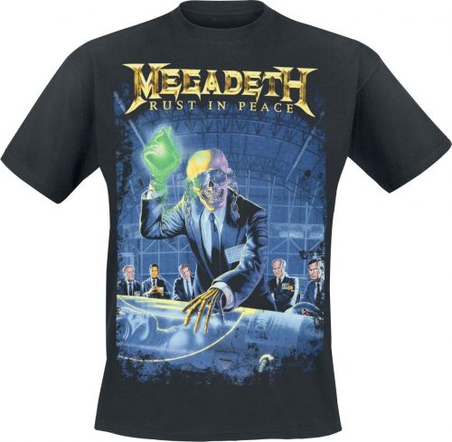 Megadeth Rust in peace Tričko černá