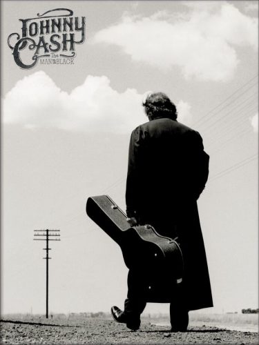 Johnny Cash The Man In Black Zarámovaný obraz cerná/šedá