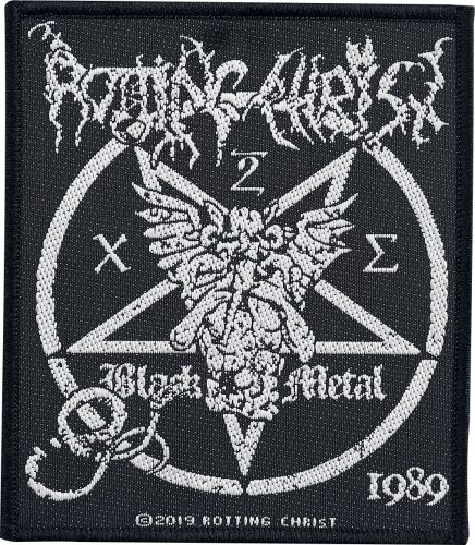 Rotting Christ Black Metal nášivka cerná/bílá