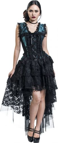 Burleska Ophelie Dress Šaty cerná/modrá