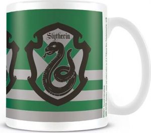 Harry Potter Slytherin Stripes Hrnek zelená/šedá