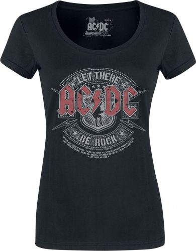 AC/DC Let there be Rock Dámské tričko černá