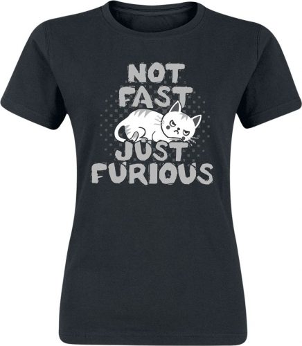 Not Fast Just Furious Dámské tričko černá