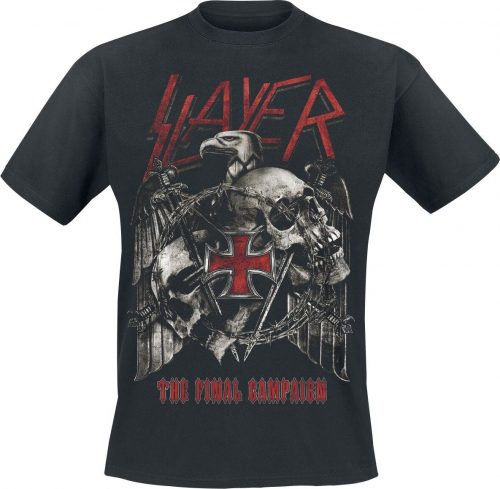 Slayer Final Campaign Eagle Tričko černá