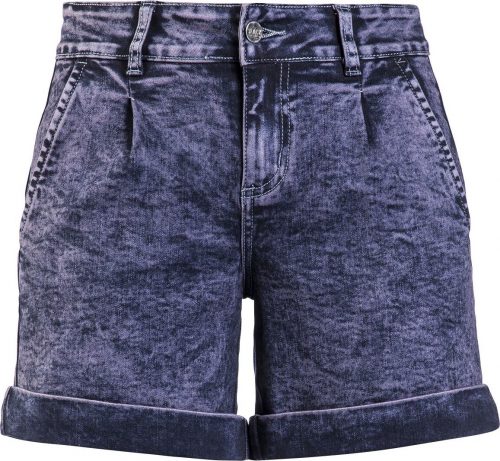 Black Premium by EMP Jeans Shorts mit lila Waschung Dámské šortky lilková