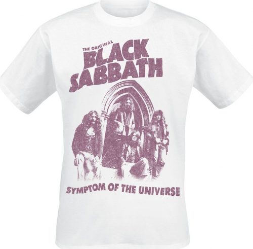 Black Sabbath Symptom Of The Universe Tričko bílá