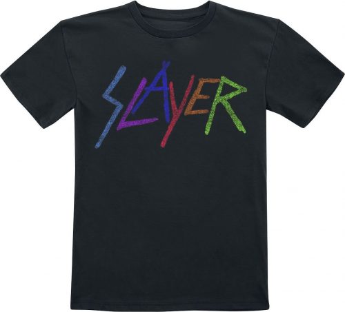 Slayer Kids - Crayon Logo detské tricko černá