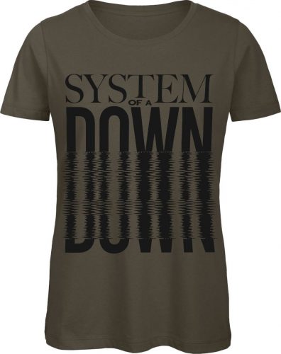 System Of A Down Ripple Effect Dámské tričko khaki