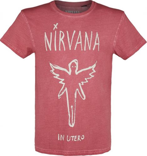 Nirvana In Utero Tričko červená