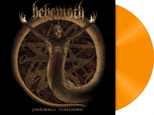 Behemoth Pandemonic incantations LP oranžová