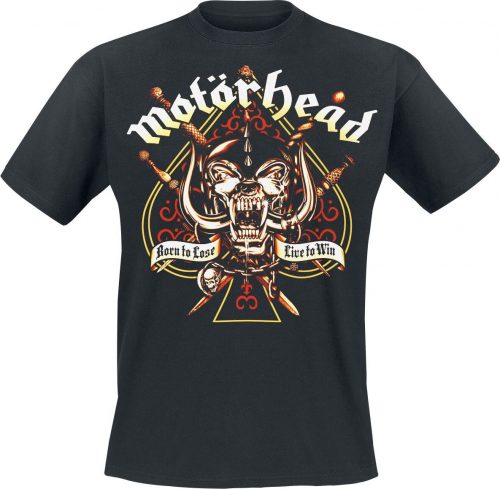 Motörhead Sword Spade Tričko černá