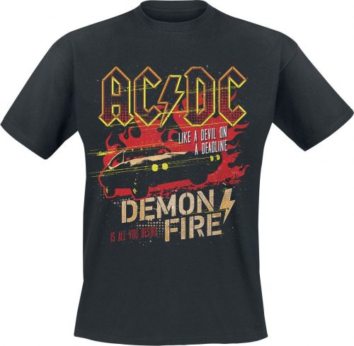AC/DC Demon Fire Tričko černá
