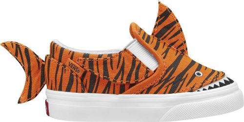 Vans TD Slip On V Tiger Shark Kojenecké boty oranžová/cerná