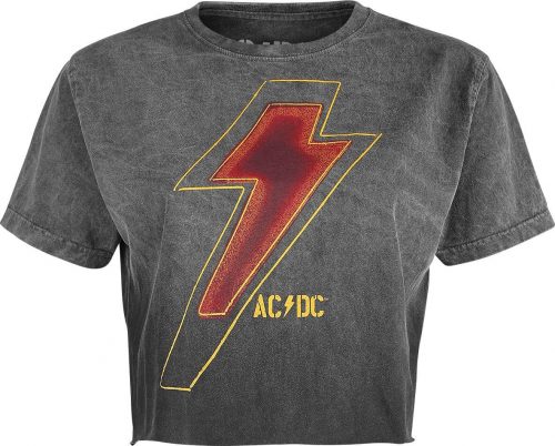 AC/DC PWR Flash Logo Dámské tričko šedá