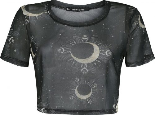 Outer Vision Astrology Dámské tričko černá