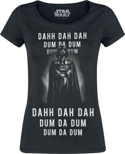 Star Wars Darth Vader - Dahh Dah Dah Dum Da Dum Dámské tričko černá