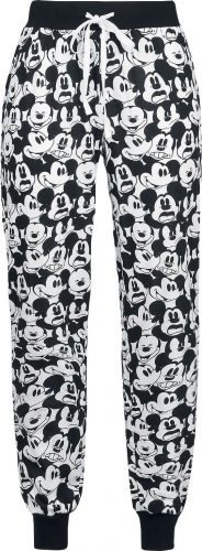 Mickey & Minnie Mouse Face Pyžamové nohavice cerná/bílá