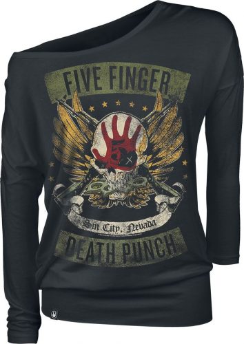 Five Finger Death Punch Wicked Dámské tričko s dlouhými rukávy černá