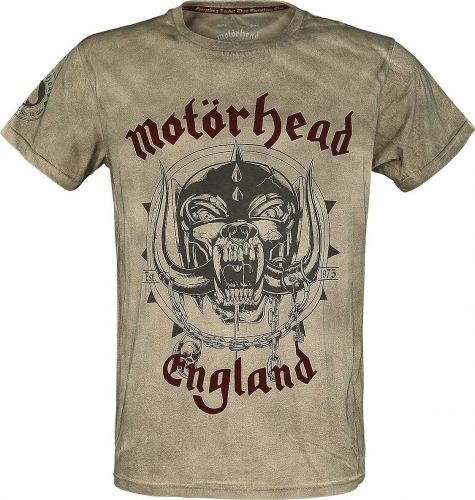 Motörhead EMP Signature Collection Tričko béžová