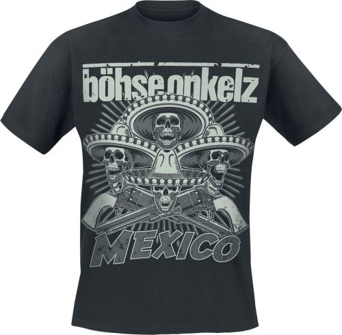 Böhse Onkelz Mexico 2014 Tričko černá