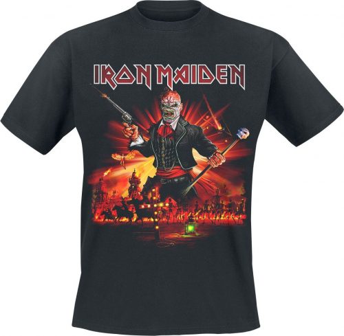 Iron Maiden LOTB Live Album Tričko černá