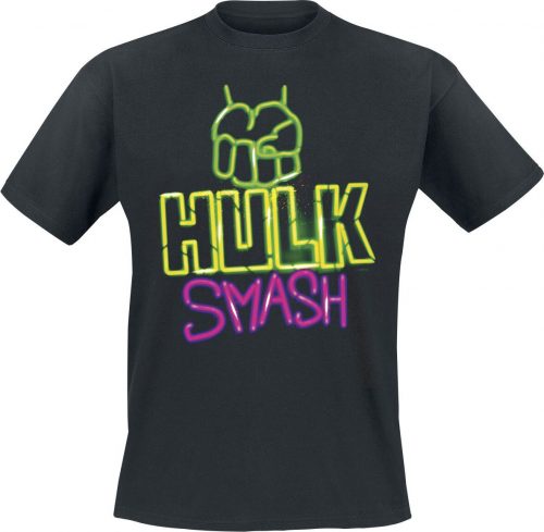 Marvel Universe Hulk Smash Tričko černá