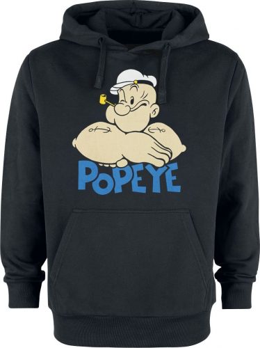 Popeye Popeye Pose Mikina s kapucí černá