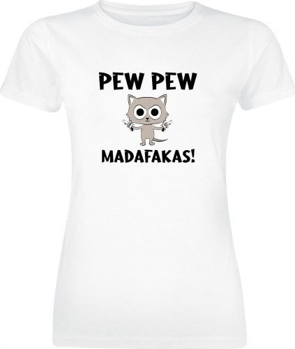 Tierisch Pew Pew Madafakas Dámské tričko bílá