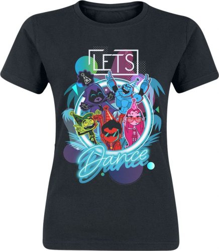Teen Titans Go! Let´s Dance Dámské tričko černá