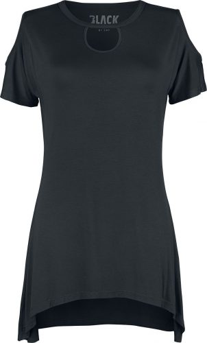 Black Premium by EMP Černé tričko s odhalenými rameny Dámské tričko černá