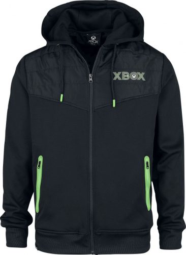 Xbox Logo Mikina s kapucí na zip černá