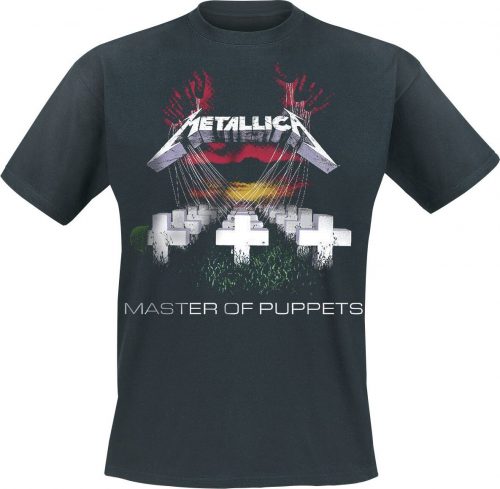 Metallica Master Of Puppets Tričko černá