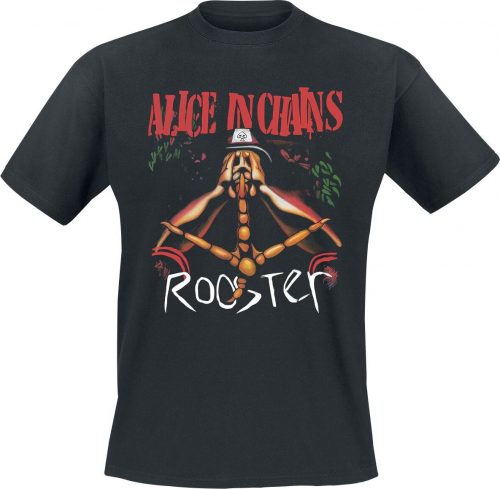 Alice In Chains Vintage Rooster Tričko černá