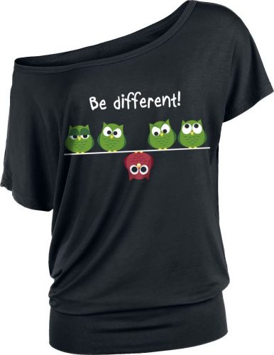 Be Different! Dámské tričko černá