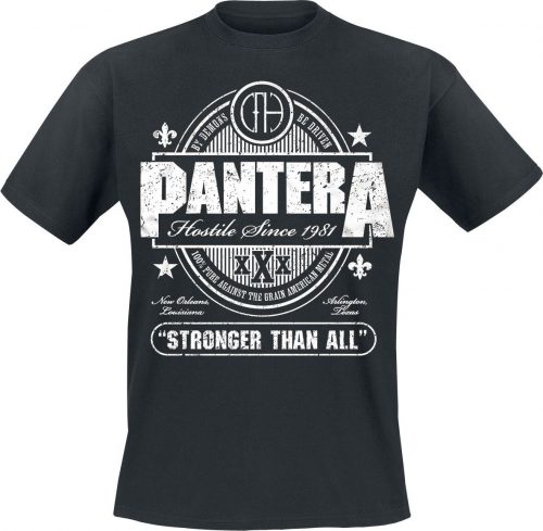 Pantera Stronger Than All Tričko černá