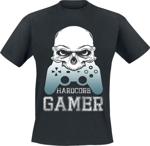 Hardcore Gamer Hardcore Gamer Tričko černá