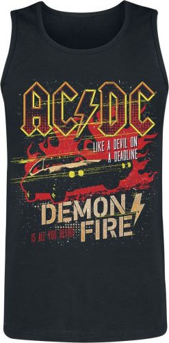 AC/DC Demon Fire Tank top černá